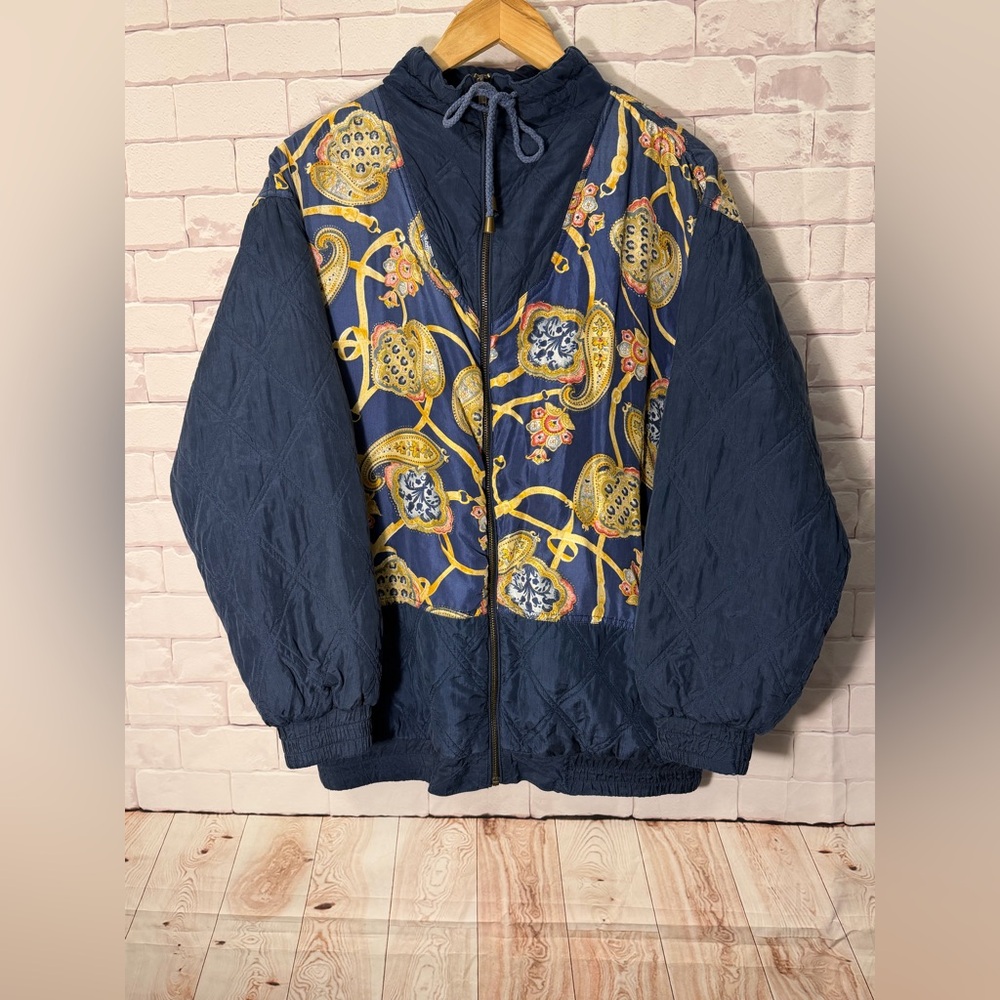 Vintage Robert Stock Blue with Gold Jacket